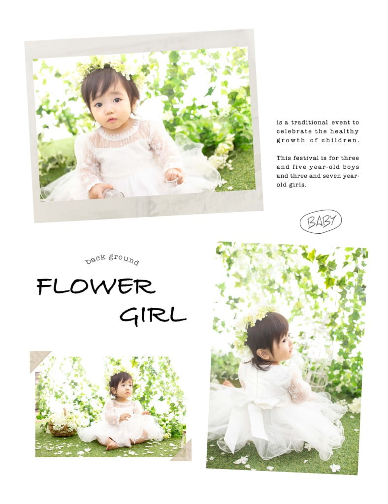 7.Flower girl