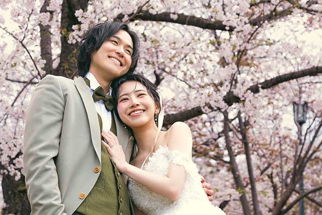 桜 × 天神山緑地(1)