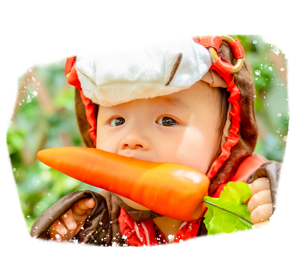 A hose loves carrots