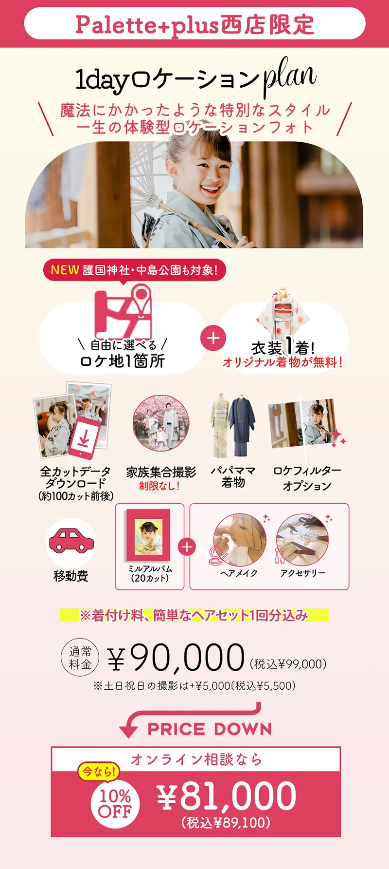 1dayロケーションプラン