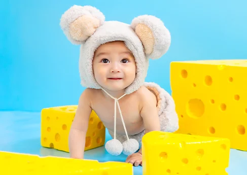 百日写真 ねずみさんのひみつのごちそう
