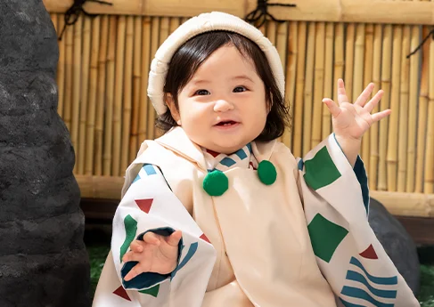 百日写真 TSUKIHANA Baby 庭園
