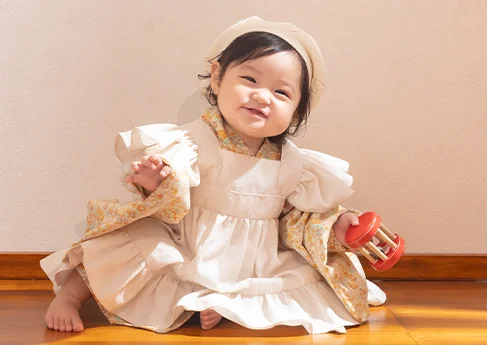 百日写真 TSUKIHANA Baby 床の間