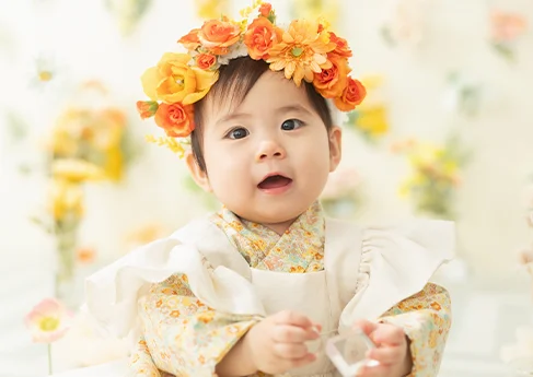 百日写真 Wall of flowers