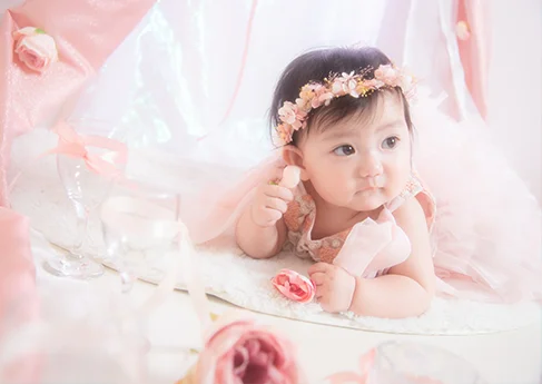 百日写真 Pink Little Princess
