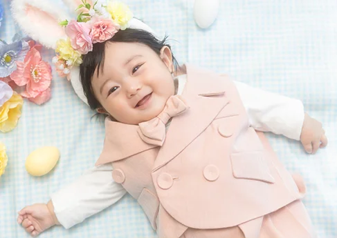 百日写真 Easter Rabbit(Boy)