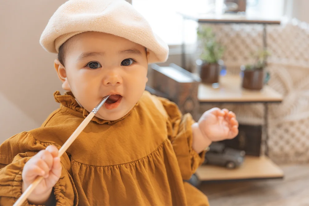小さな芸術家のひとやすみ(2)