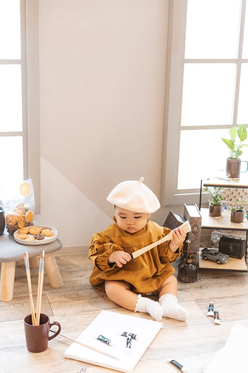 小さな芸術家のひとやすみ(4)