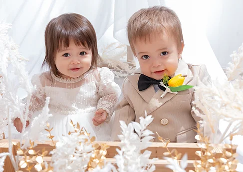 百日写真 holy twins wedding