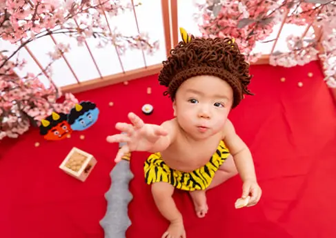 百日写真 おにのぱんつ