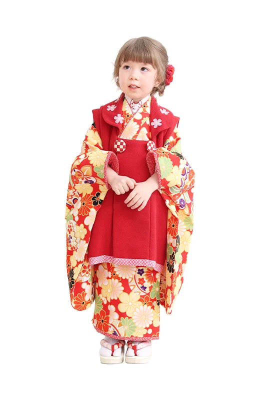 写真工房ぱれっとサッポロファクトリー店の七五三衣装3歳女の子和装(3)