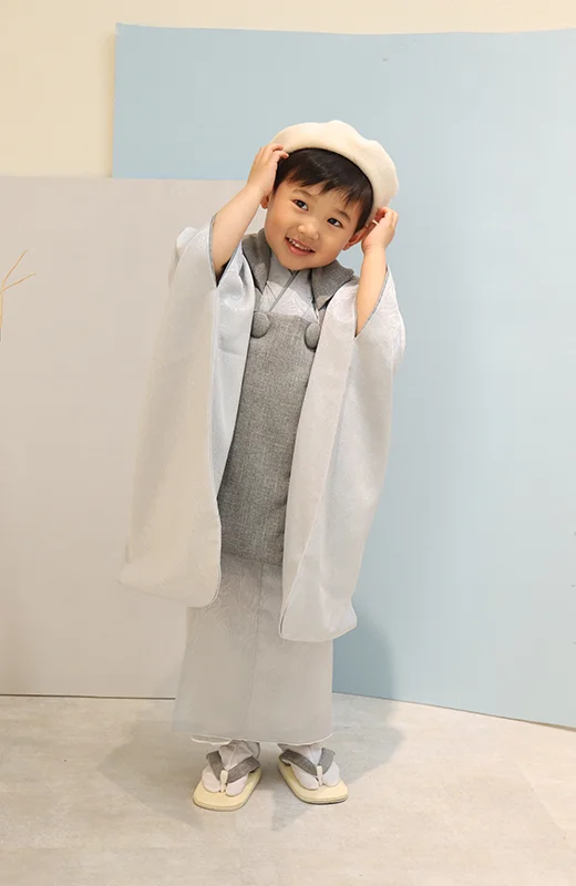 写真工房ぱれっと札幌東店の七五三衣装3歳男の子和装(10)