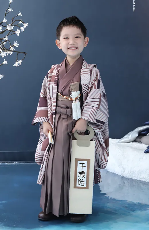 写真工房ぱれっと札幌東店の七五三衣装5歳男の子和装(12)