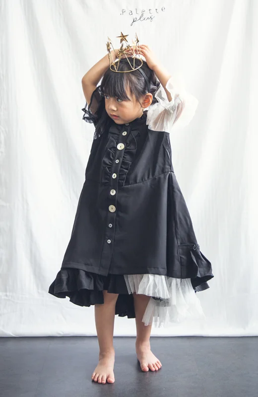 写真工房ぱれっと札幌西店の七五三3歳女の子ドレス(1)