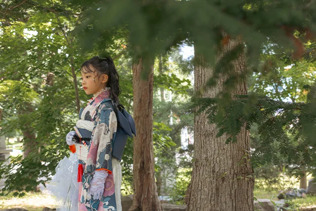 護国神社ロケ(1)