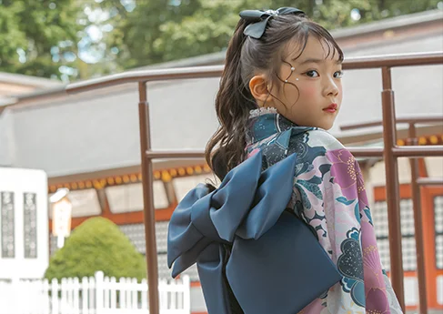 七五三写真 護国神社ロケ