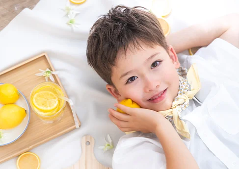 七五三写真 Lemonade boy