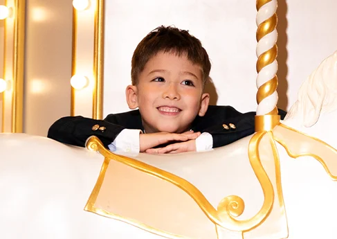 七五三写真 night × merry-go-round