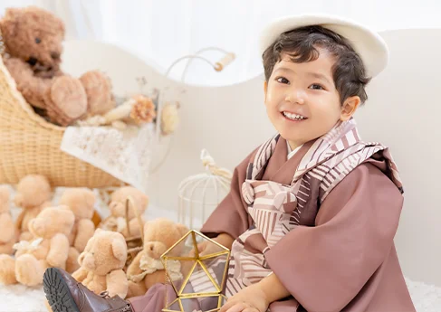 七五三写真 くまさんといっしょ！-Fuwafuwa-