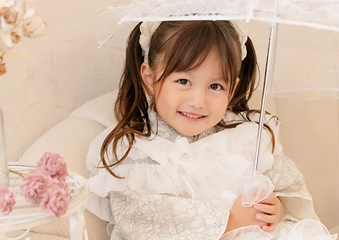 七五三写真 Lace umbralalala