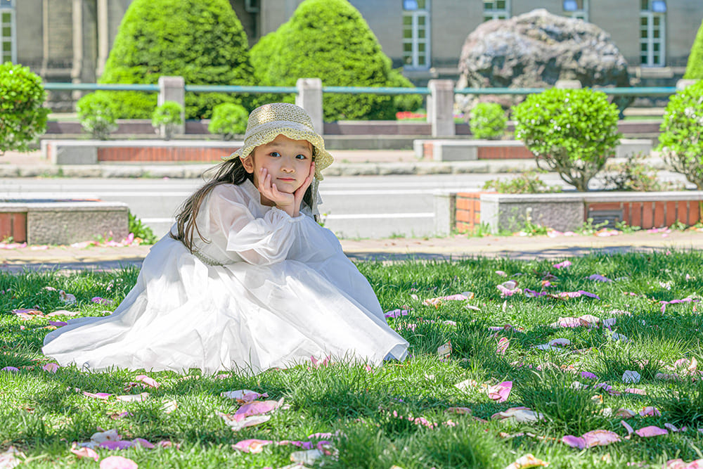 大通公園洋装ロケ(5)