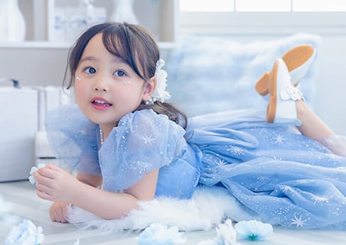 七五三写真 Precious blue