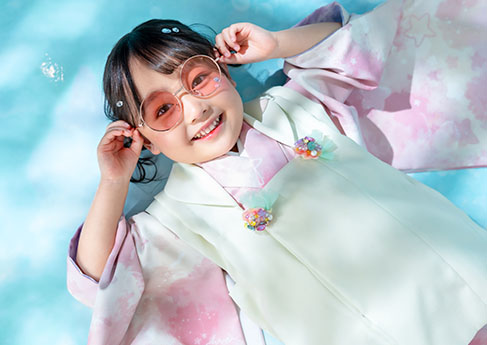 七五三写真 Sunglasses -Pink-