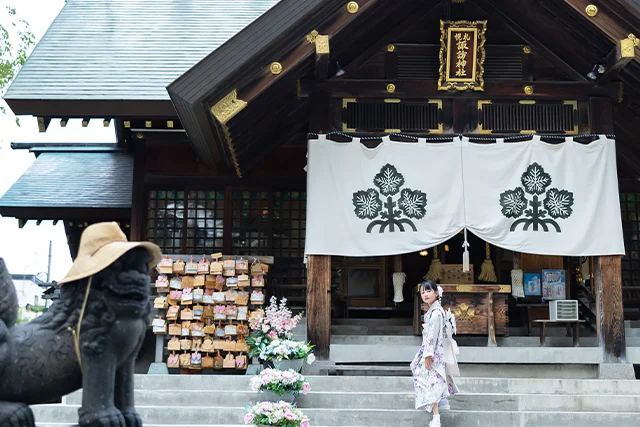 諏訪神社ロケ(1)
