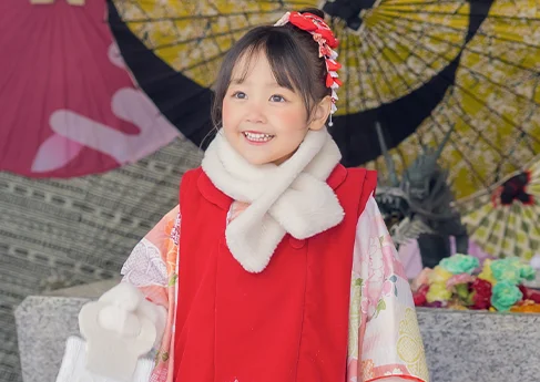 七五三写真 諏訪神社×冬