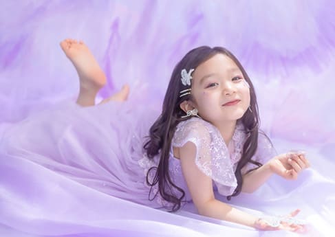 七五三写真 Wisteria Reverie