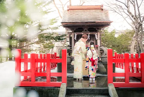 亀田八幡宮ロケ撮影(4)