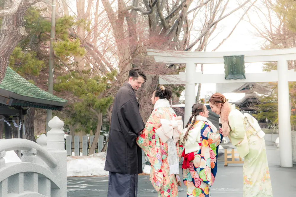亀田八幡宮ロケ撮影(8)