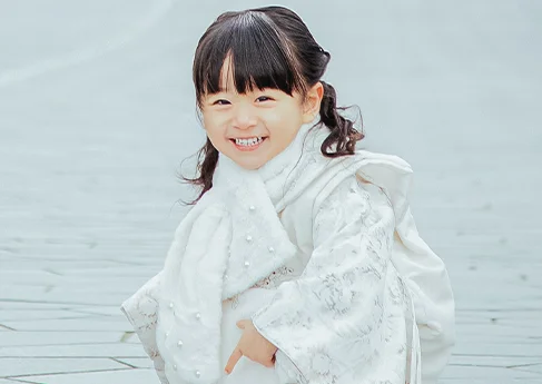 七五三写真 recorded time