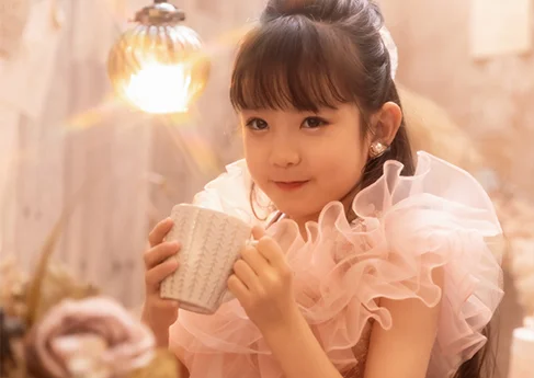 七五三写真 Antique × Pink