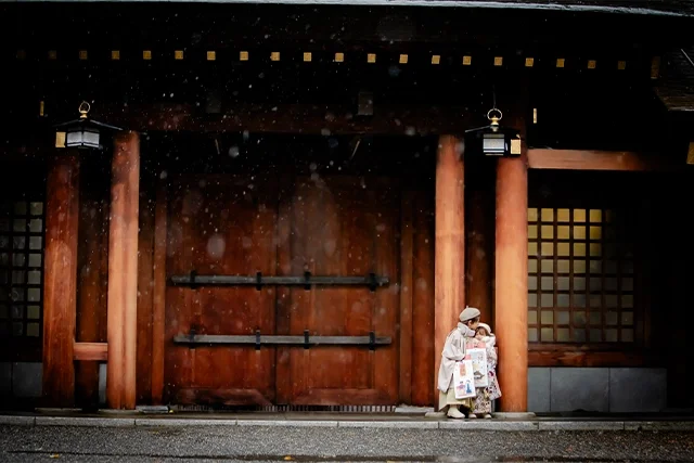 北海道神宮冬ロケ(1)