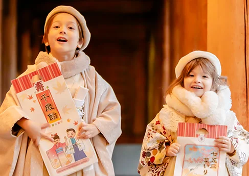 七五三写真 北海道神宮冬ロケ