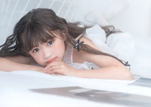 七五三写真 A moment in my room