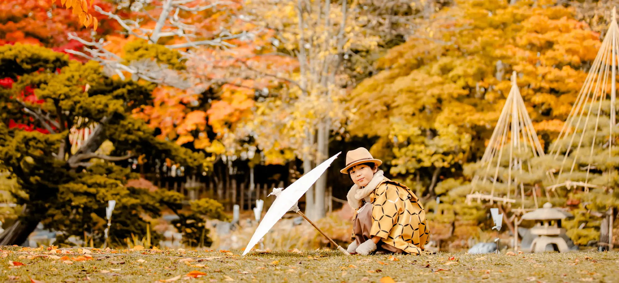 中島公園紅葉ロケ(1)