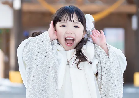 七五三写真 西野神社冬ロケーション