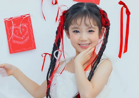 七五三写真 Ribbon × Dress