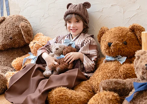 七五三写真 Teddy & Me