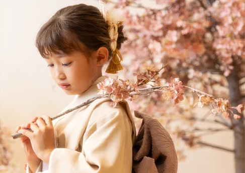 七五三写真 basic × sakura