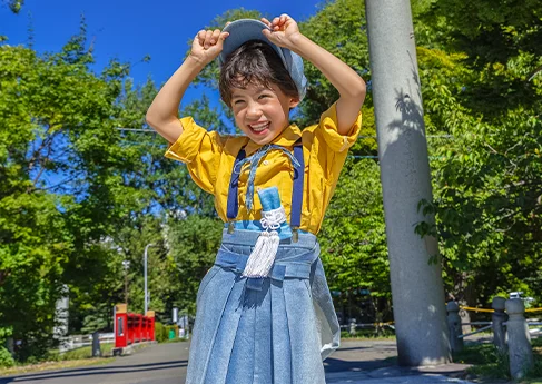 七五三写真 札幌護国神社〜夏〜