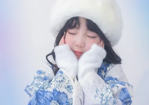 七五三写真 Snow Girl