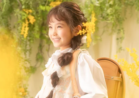 入学･入園写真 Little mimosa Bloom