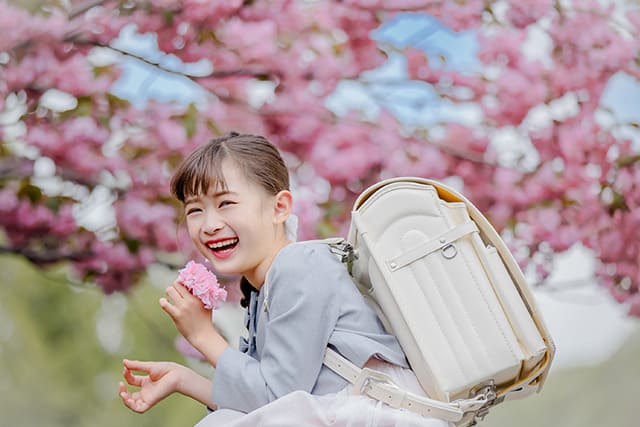 西野緑道入学桜ロケ(1)
