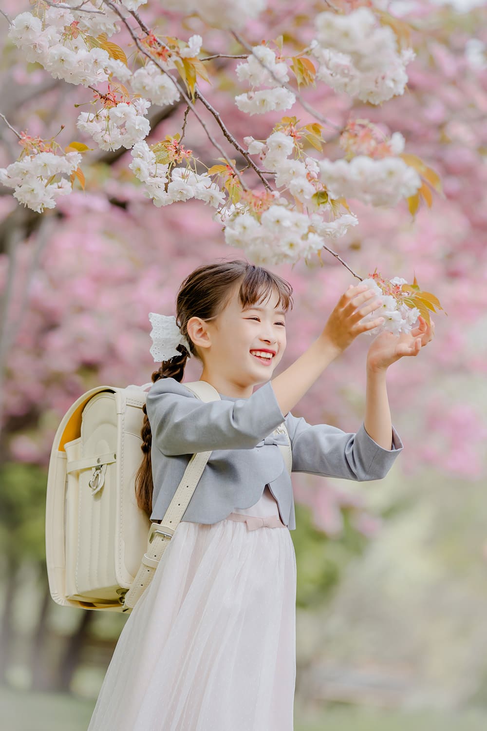 西野緑道入学桜ロケ(5)