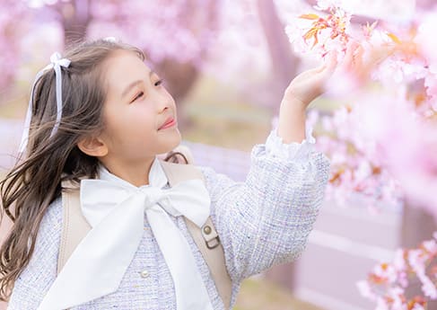 七五三写真 Soft spring memory