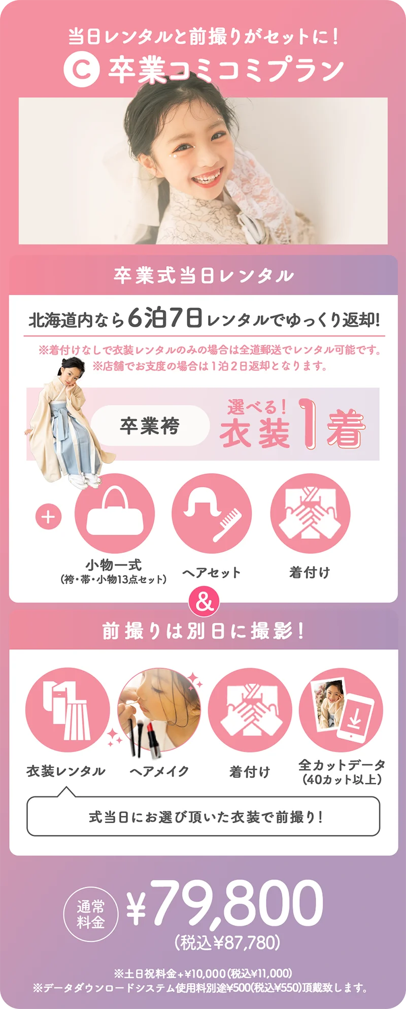 卒業コミコミプラン