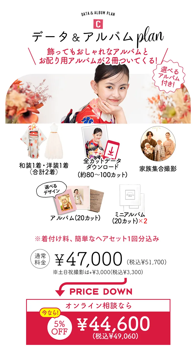 データ&アルバムプラン
